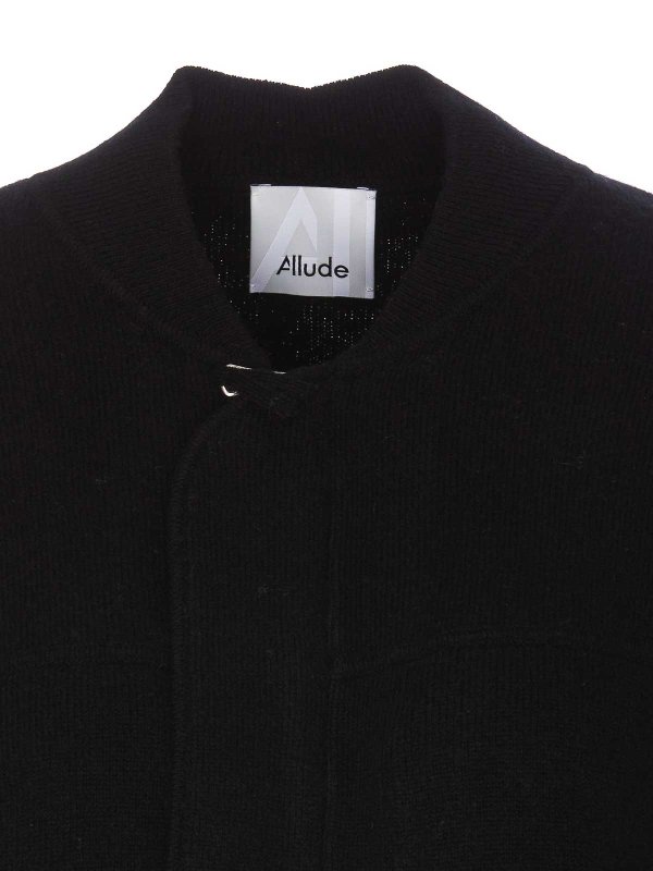 カーディガン - 黒 shop online: ALLUDE