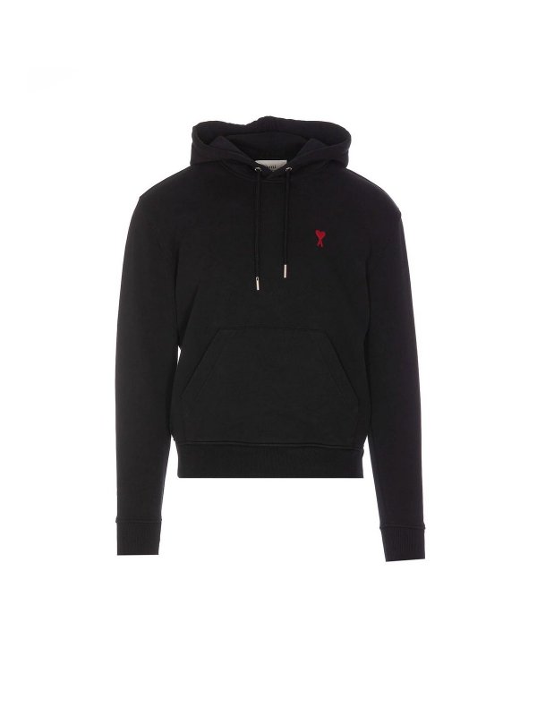 AMI PARIS: スウェット＆セーター - スウェットシャツ/セーター - 黒