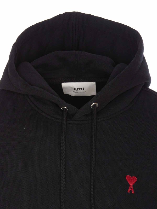 スウェットシャツ/セーター - 黒 shop online: AMI PARIS