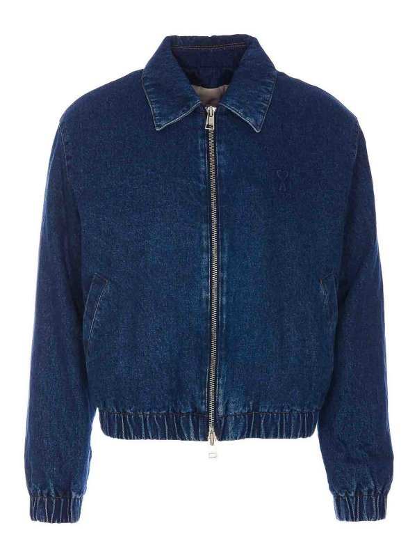 AMI PARIS: カジュアルジャケット - カジュアルジャケット - ブルー