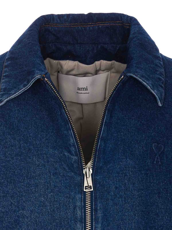 カジュアルジャケット - ブルー shop online: AMI PARIS
