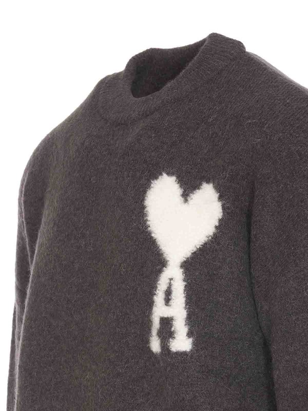 The Best Shops AMI PARIS: クルーネック - クルーネック - グレー