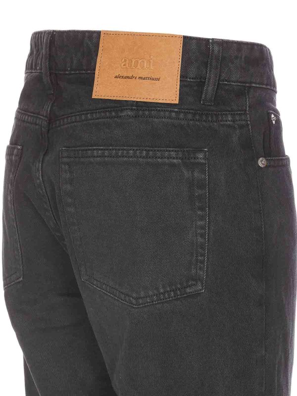 The Best Shops AMI PARIS: ブーツカットジーンズ - ブーツカットジーンズ - 黒