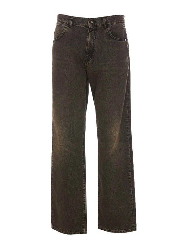 AMISH: Jeans évasés - Jean Bootcut - Noir