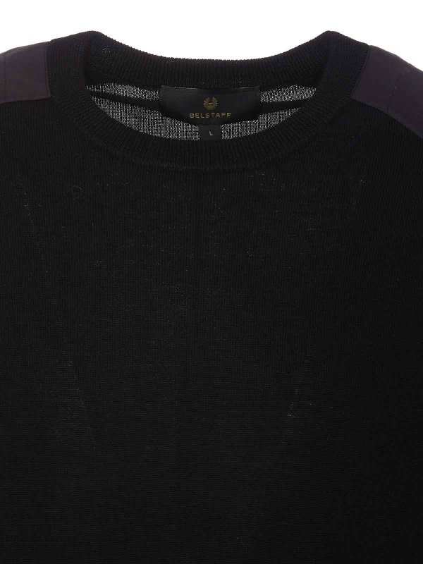 Rundhalspullover - Schwarz shop online: BELSTAFF