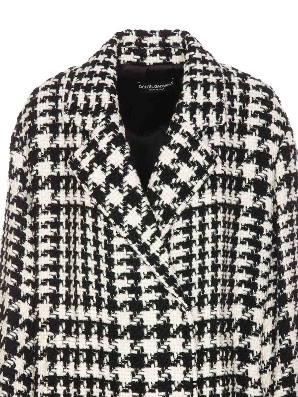 ショートコート - 白 shop online: DOLCE & GABBANA