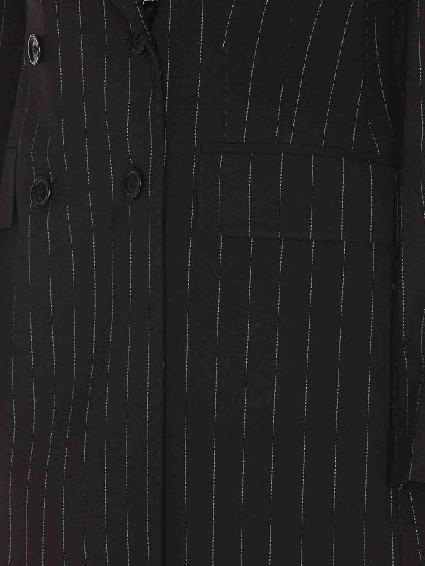 The Best Shops DOLCE & GABBANA: casual jackets - Black Striped Jacket
