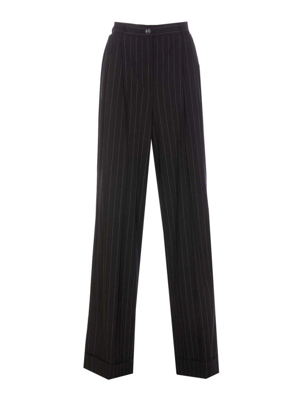 DOLCE & GABBANA: トラウザーショーツ - ショートパンツ - 黒