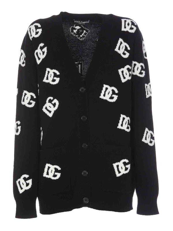 DOLCE & GABBANA: cardigans - Logo Cardigan