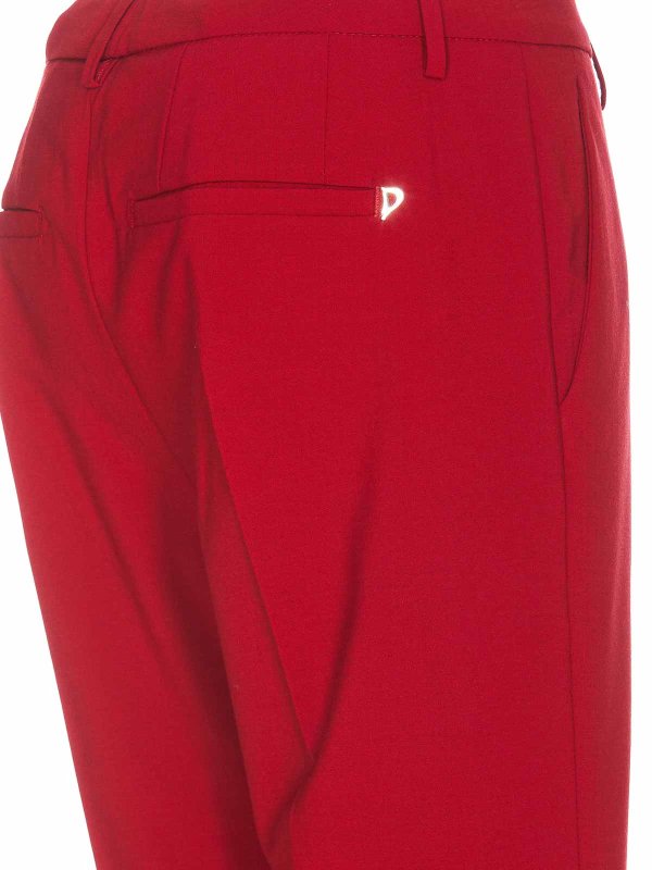 The Best Shops DONDUP: Trousers Shorts - Red Pants