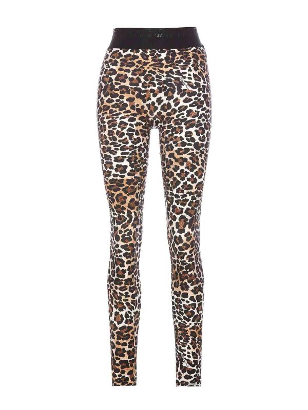 ELISABETTA FRANCHI: Leggings - Leggins - Beis