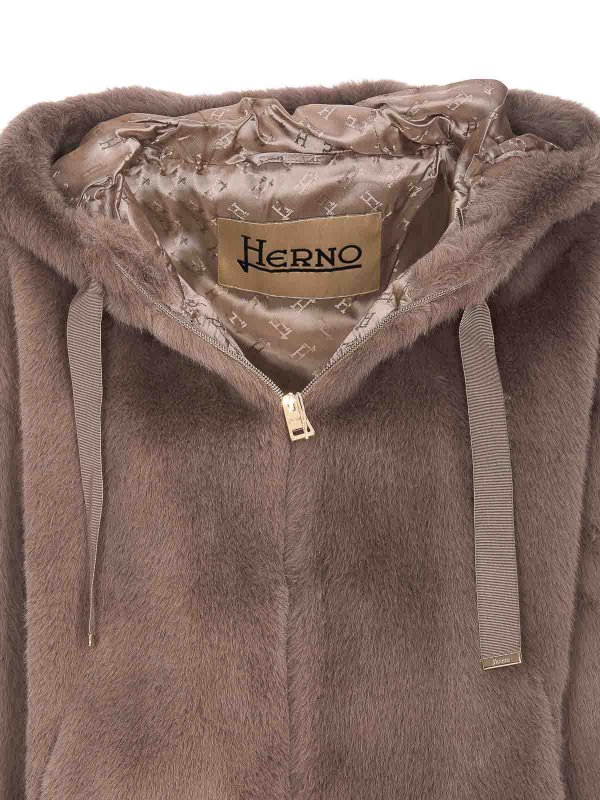 ボンバージャケット - ブラウン shop online: HERNO
