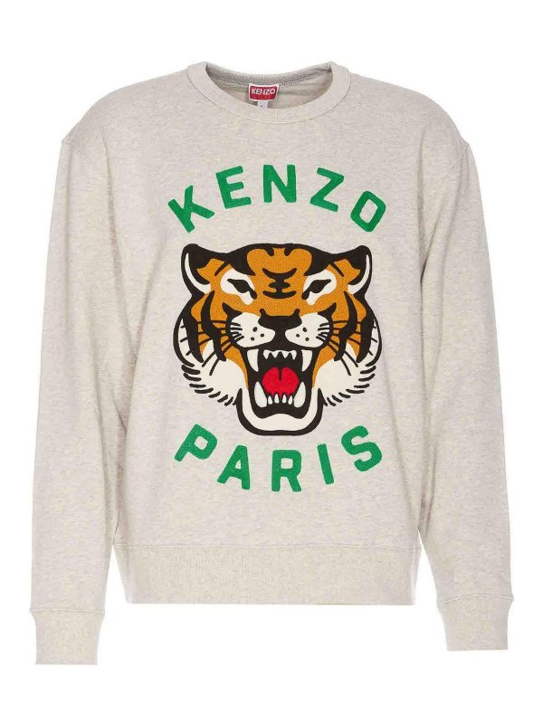 KENZO: Sudaderas y suéteres - Sudadera - Gris