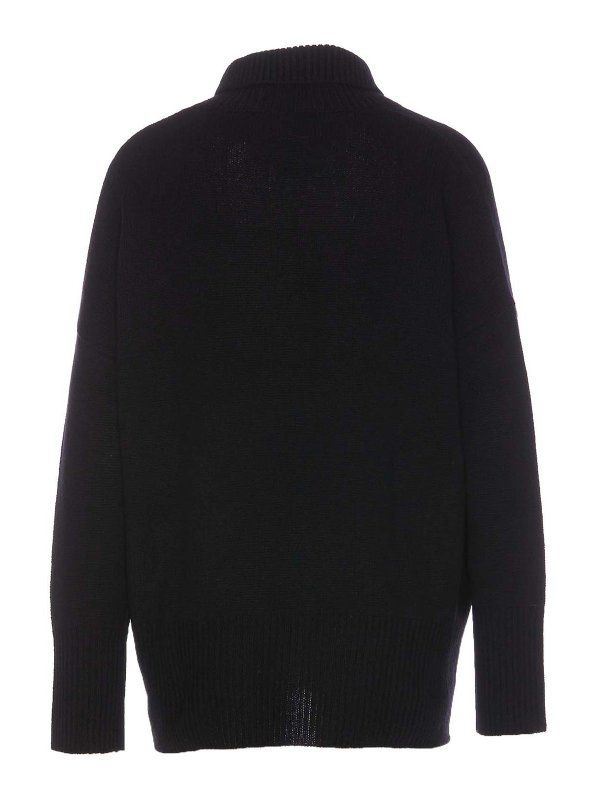 LISA YANG: Pull col rond online - Pull Col Rond - Noir