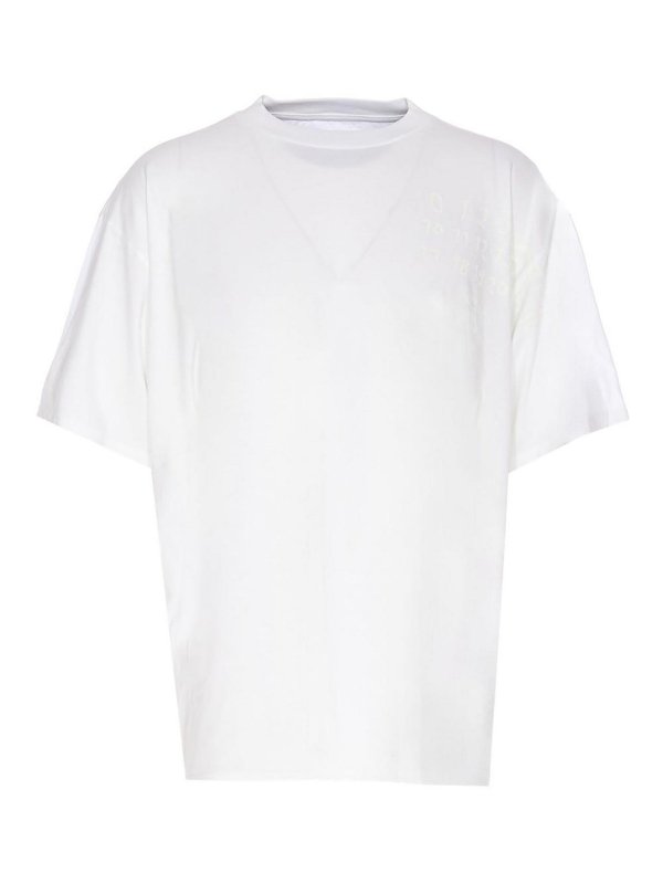 MM6 MAISON MARGIELA: t-shirts - Logo T-Shirt