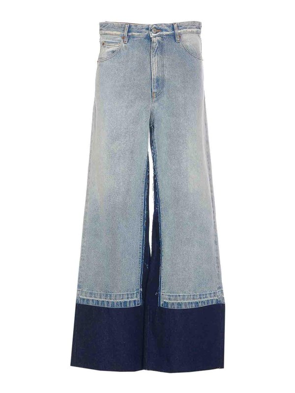 MM6 MAISON MARGIELA: bootcut jeans - Patch Jeans