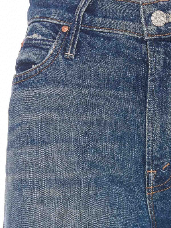 ブーツカットジーンズ - ブルー shop online: MOTHER