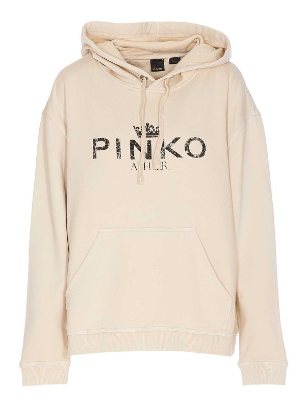 Pinko: スウェット＆セーター - スウェットシャツ/セーター - ベージュ