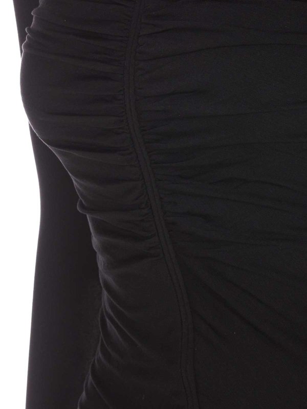 The Best Shops Pinko: Top e canotte - Top nero a maniche lunghe Arminio