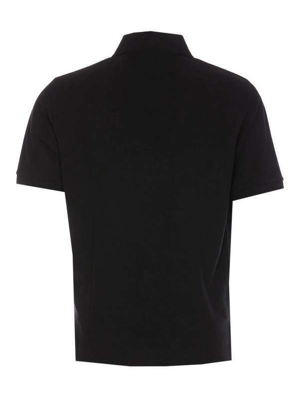 SAINT LAURENT: polo shirts online - Black Cassandre Polo