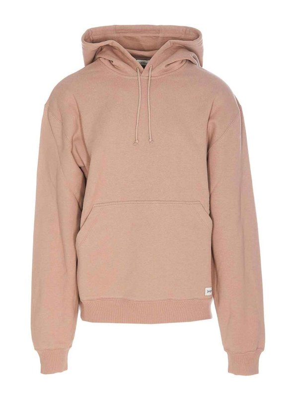 SAINT LAURENT: Sweatshirts & Sweaters - Beige Oversize Hoodie