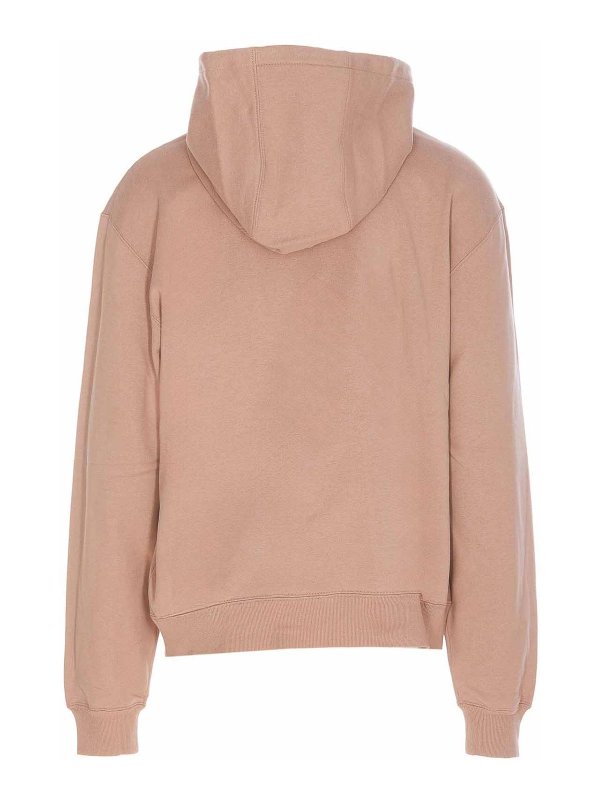 SAINT LAURENT: Sweatshirts & Sweaters online - Beige Oversize Hoodie