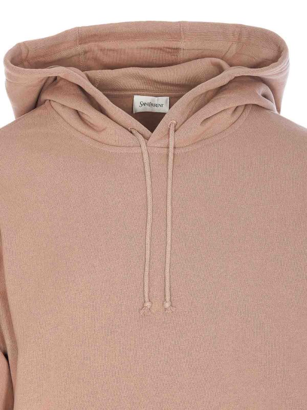 Beige Oversize Hoodie shop online: SAINT LAURENT