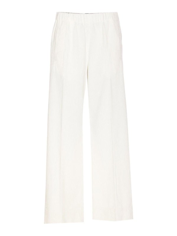 TRUE AVENUE: トラウザーショーツ - ショートパンツ - 白