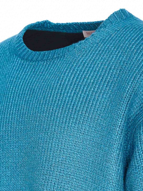 The Best Shops VALENTINO GARAVANI: Pull col rond - Pull Col Rond - Bleu