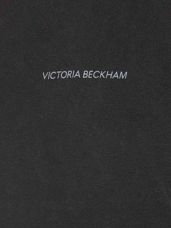 The Best Shops VICTORIA BECKHAM: t-shirts - Shrunken Logo T-Shirt