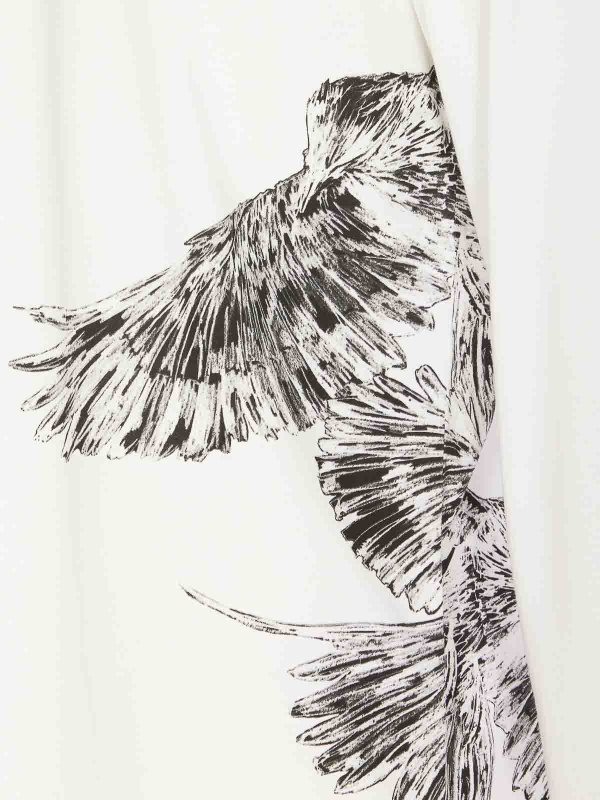 The Best Shops Y-3: t-shirts - Graphic Long Sleeves T-Shirt