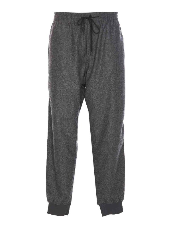 Y-3: Shorts - Shorts - Gris