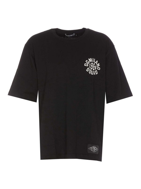 DOLCE & GABBANA: t-shirts - Black T-Shirt