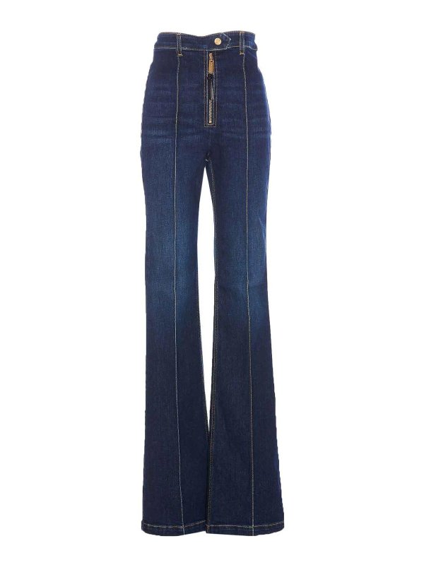 ELISABETTA FRANCHI: jeans bootcut - Jeans in denim