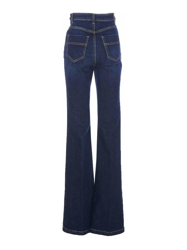 ELISABETTA FRANCHI: jeans bootcut online - Jeans in denim