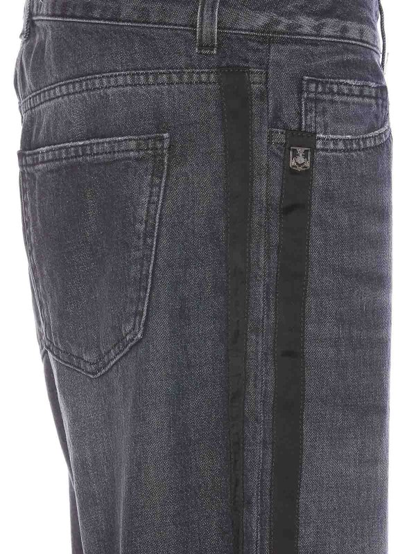 The Best Shops ELISABETTA FRANCHI: bootcut jeans - Wide Leg Jeans With Satin Band