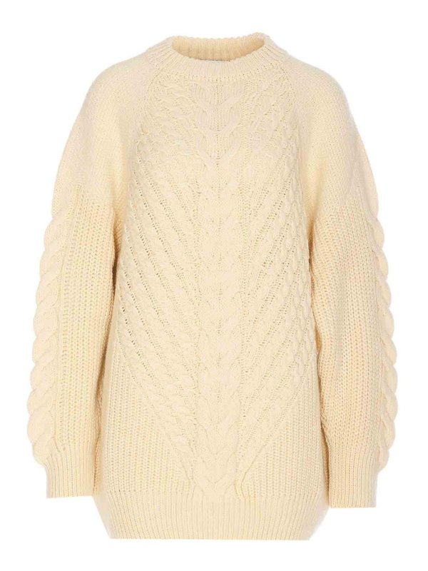 ESSENTIEL ANTWERP: crew necks - Off White Grive Pullover