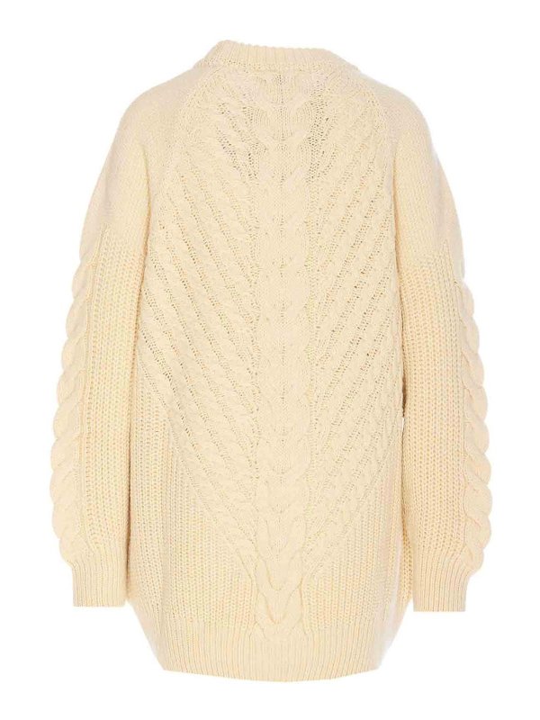 ESSENTIEL ANTWERP: crew necks online - Off White Grive Pullover