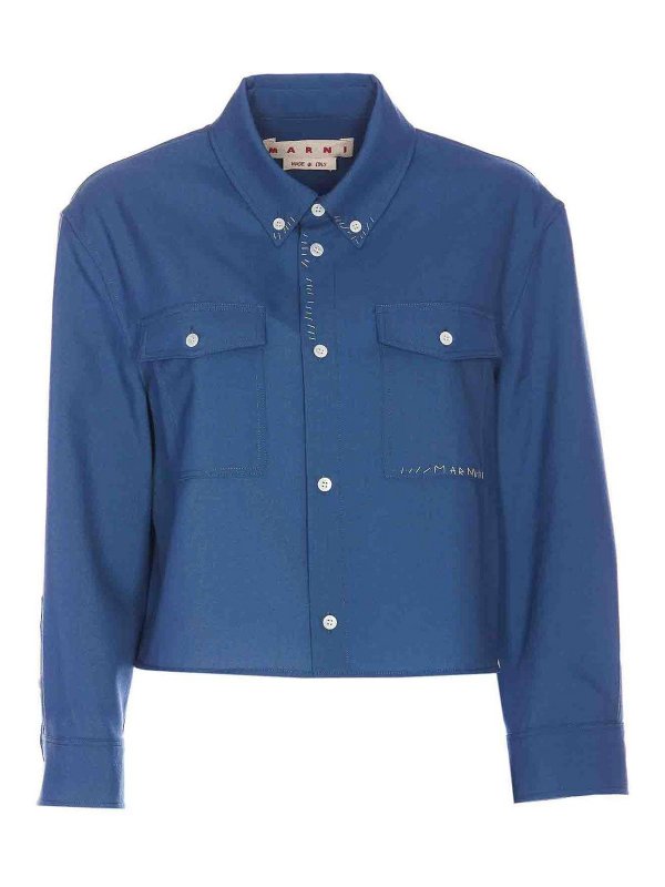 Marni: Hemden - Hemd - Blau