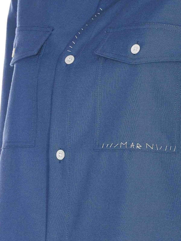 The Best Shops Marni: Hemden - Hemd - Blau