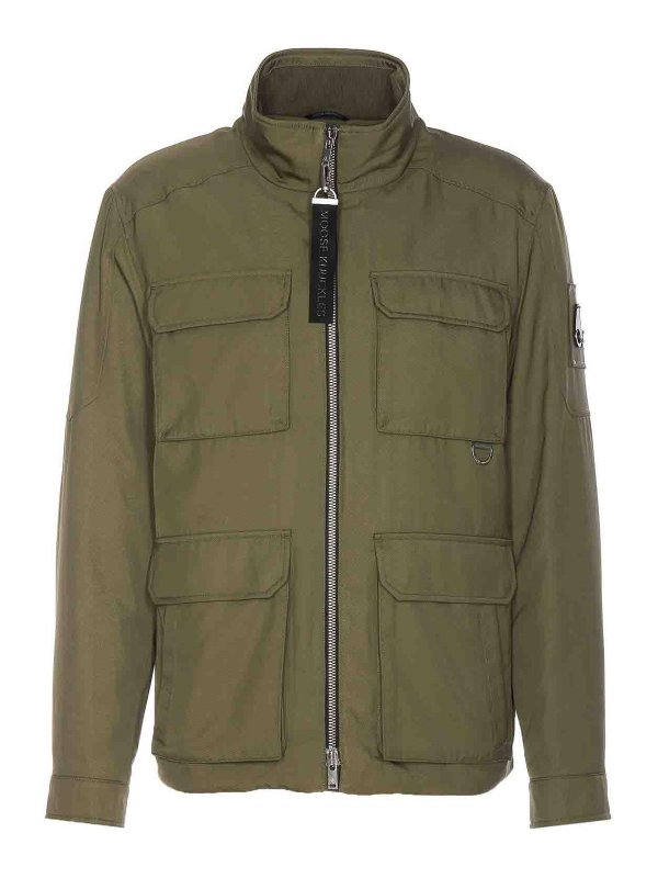 MOOSE KNUCKLES: casual jackets - Green Douglas Field Jacket