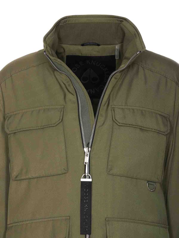 Green Douglas Field Jacket shop online: MOOSE KNUCKLES
