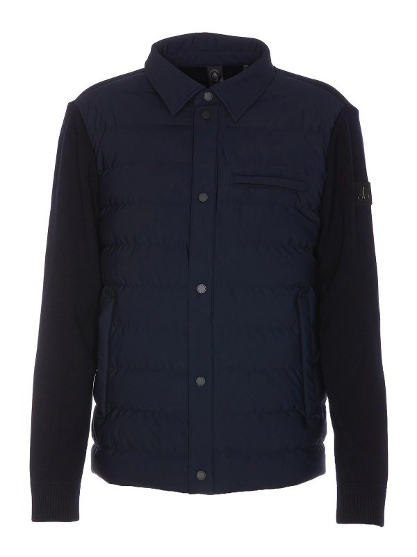 MOOSE KNUCKLES: カジュアルジャケット - カジュアルジャケット - ブルー