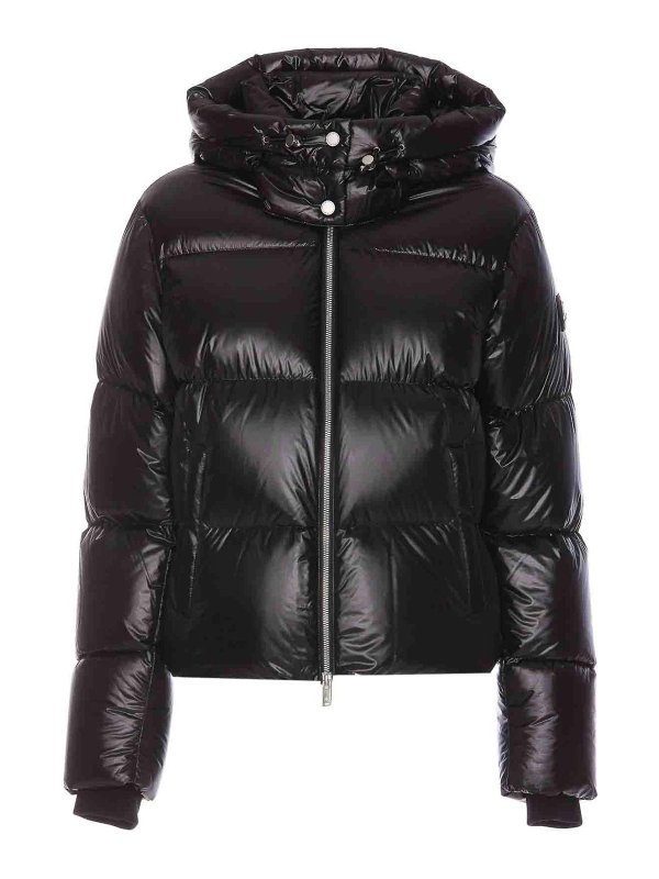 MOOSE KNUCKLES: casual jackets - Black Moonstone Down Jacket