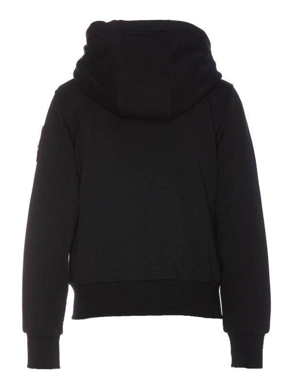 MOOSE KNUCKLES: Sweatshirts & Sweaters online - Black Bunny Classic Zip Sweatshirt