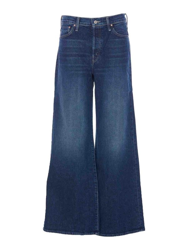 MOTHER: Schlagjeans - Bootcut Jeans - Blau
