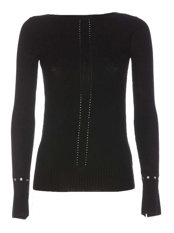 PATRIZIA PEPE: クルーネック - クルーネック - 黒