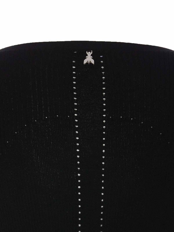 The Best Shops PATRIZIA PEPE: Suéteres con cuello pico - Suéter Cuello Redondo - Negro