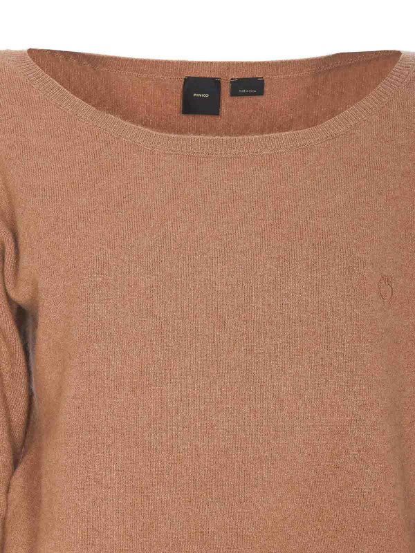 Rundhalspullover - Braun shop online: Pinko