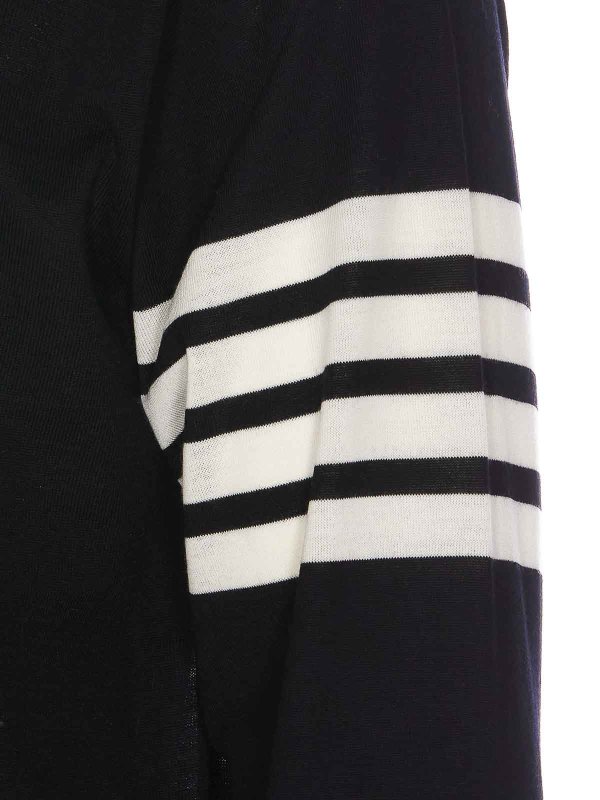 The Best Shops THOM BROWNE: クルーネック - クルーネック - 黒